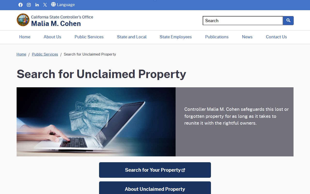 Lake Forest people directories California unclaimed property name search